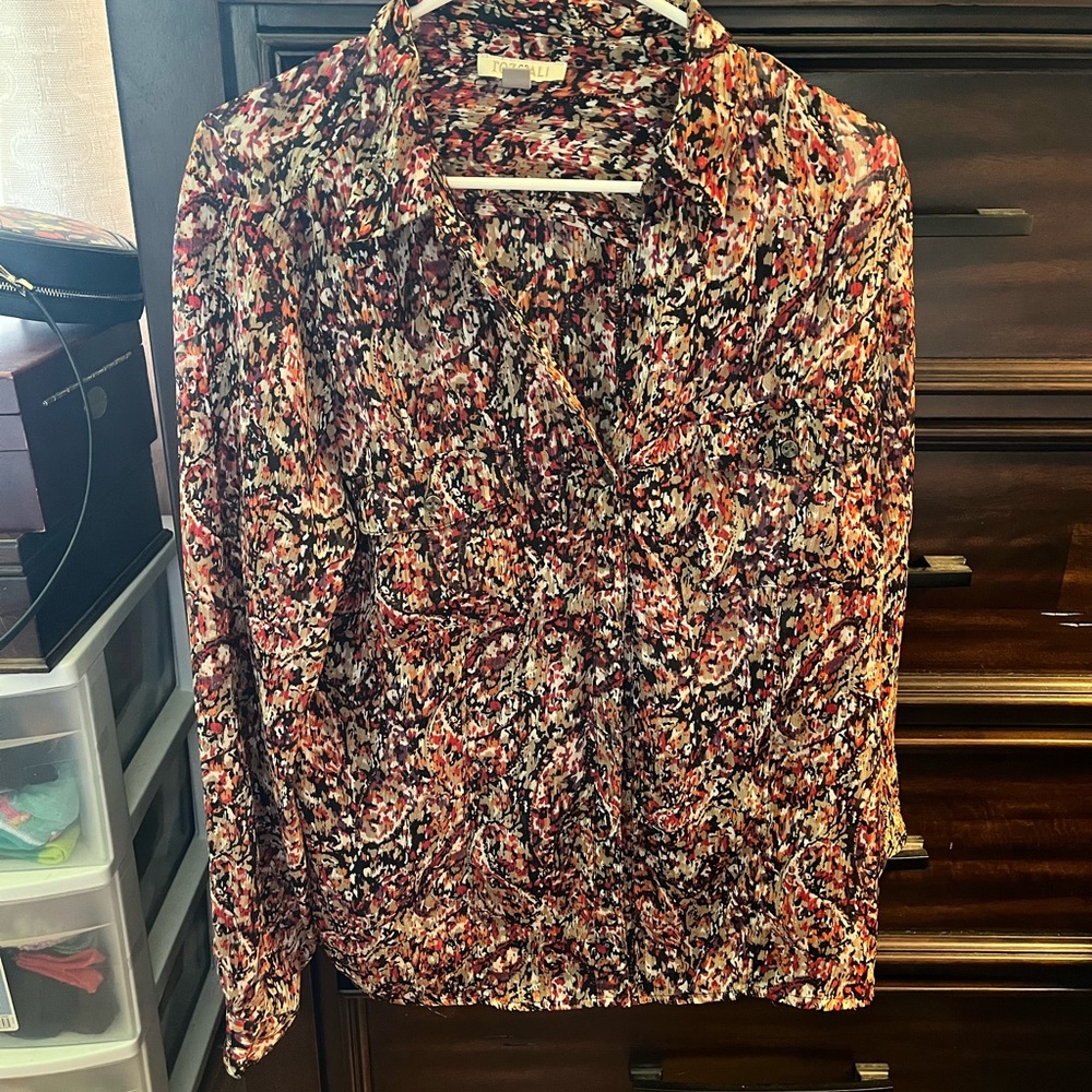 Button down blouse XL